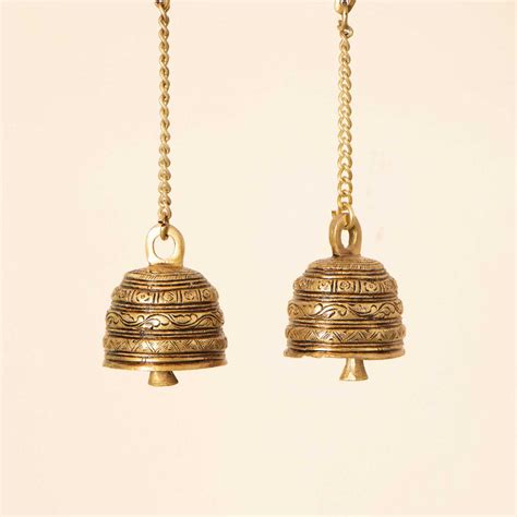 Divine Resonance: Brass Pooja Bell at Best Price | Temple Bell Online ...