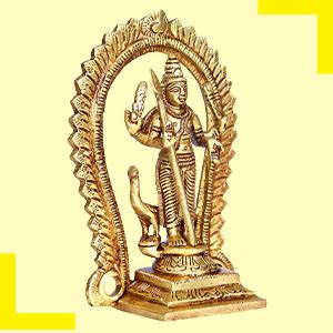 Buy anciently Brass Murugan Idol/Lord Kartikeya Statue/Subrahmanya ...