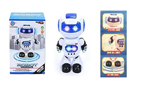 Buy FunBlast Dancing Robot with Music 3D Flashing Lights, Dancing ...