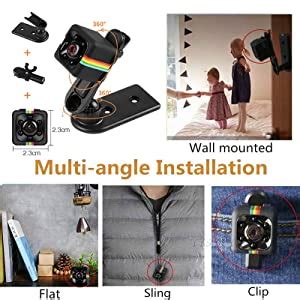 Buy QIWA® Full HD 1080P Mini Camera for Security Surveillance Camera ...