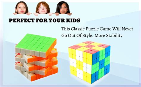 Kiditos MoYu Meilong Cubing Classroom Professional 6X6 Cube Stickerless ...