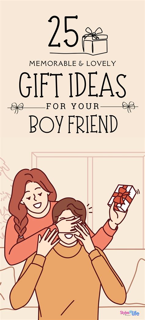 25 Memorable and Lovely Gifts Ideas for Boyfriend! | Boyfriend gifts ...