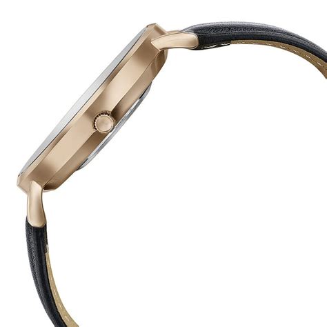 Sonata Poze Quartz Analog Black Dial Leather Strap Watch for Men