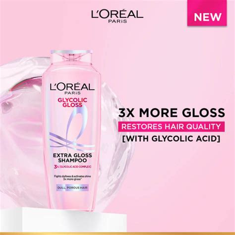 Loreal Paris Glycolic Gloss Shampoo 200 Ml