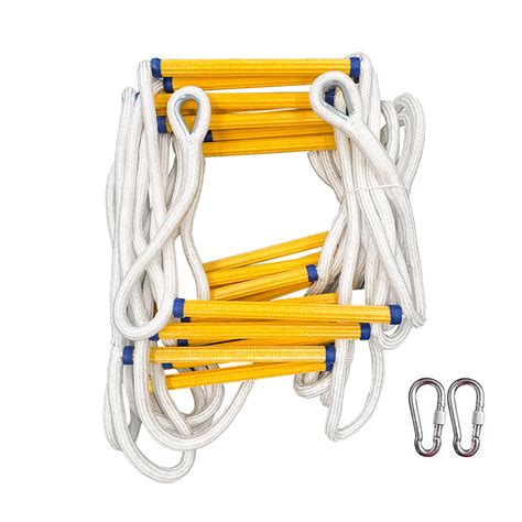 Buy Rope Ladder Emergency Fire Escape Ladder Nylon Safety Rope Climbing ...