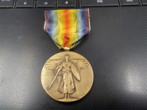 Original WWI WORLD WAR I VICTORY MEDAL U.S. Victory Medal for Doughboys ...