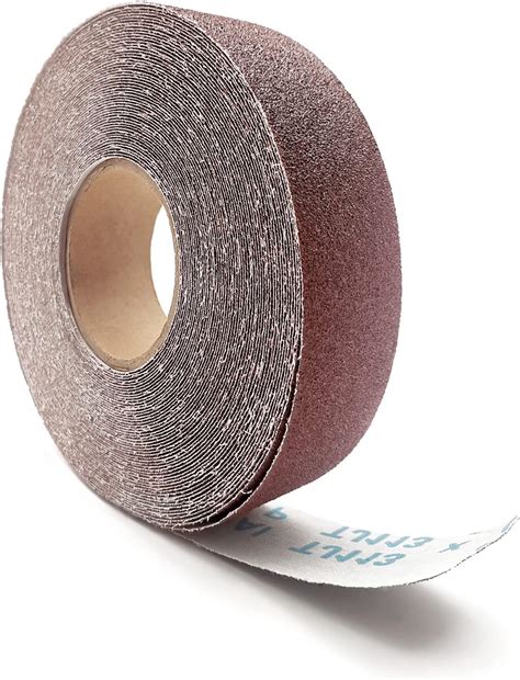 80 Grit Sandpaper Roll, 2 Inch x78.7 Feet Continuous Abrasive Sand ...