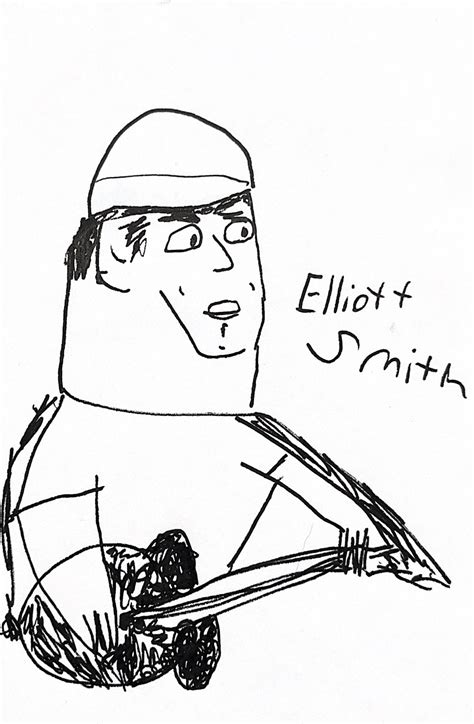Drawing of Elliott I did : r/elliottsmith
