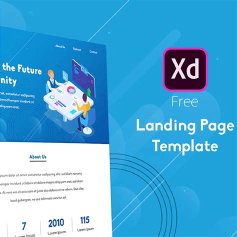 Xd Landing Page Template Free