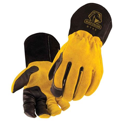 Revco BT88-XL BSX Premium 3 Kidskin Finger Cowhide Back TIG Welding ...