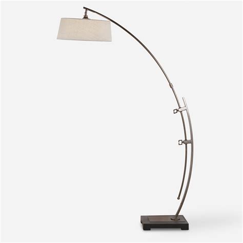 Calogero Bronze Arc Floor Lamp - Lamps - Bronze Arc Floor Lamp