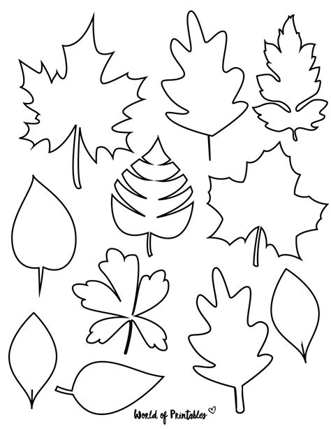 Free Printable Leaf Patterns