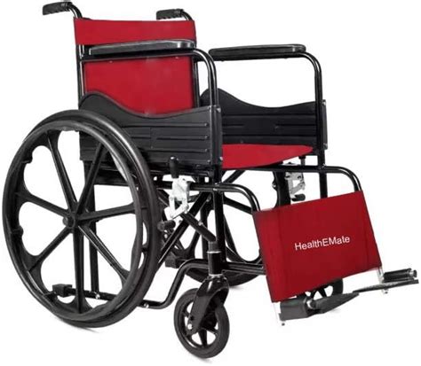 MED-E MOVE Magwheel Foldable Wheelchair with SEAT and Leg Belt Manual ...