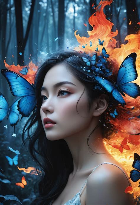 Blue Butterfly - Daily-Challenge (0428) created with SeaArt AI - depth of despair meaning