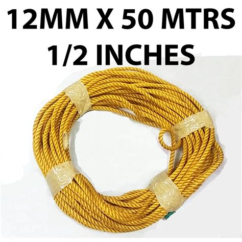 NYLON ROPE 12MM X 50 METERS ( 1/2 INCHES ) | Shopee Philippines