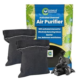 SUSHILA AGROFERT Activated Bamboo Charcoal Air Purifier Bags 450g ...