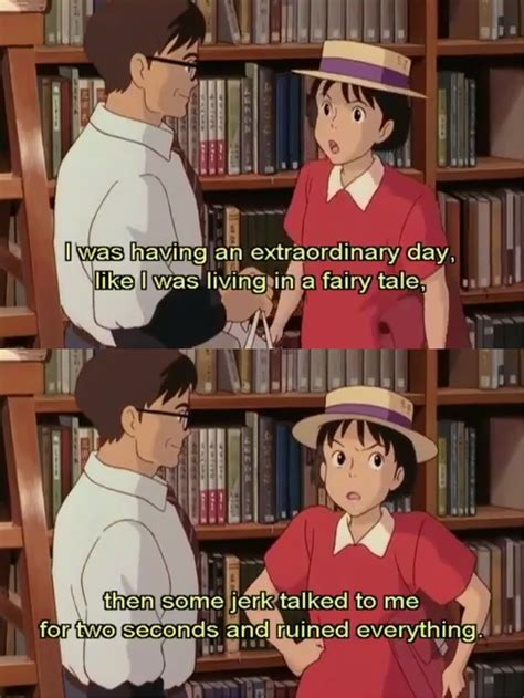 Whisper of the heart | ghibli | studio ghibli | anime film | Studio ghibli quotes, Studio ghibli ...