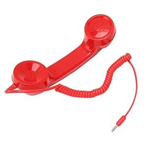 Retro Mobile Phone Handset, Wire Radiation Proof Handset Receivers, 3 ...
