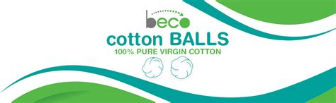 Beco Eco-Friendly Cotton Balls -Pack of 5 (50 Pieces) Natural No ...