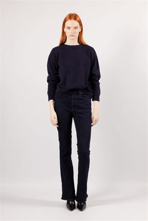 Dark blue cashmere jumper FRIDA NAVY - Krista Elsta