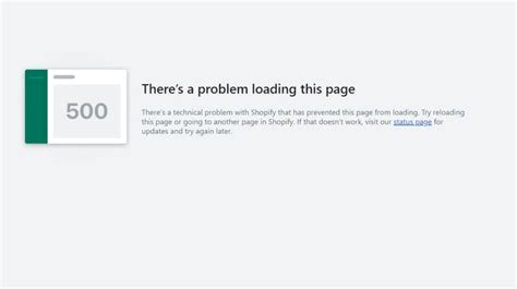 How to Fix Shopify 500 Error Step by Step