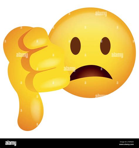 Thumbs down emoticon hi-res stock photography and images - Alamy