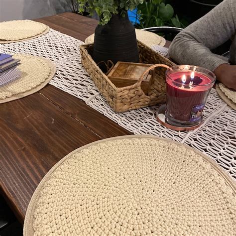 Image result for Crochet Oval Table Runner Pattern