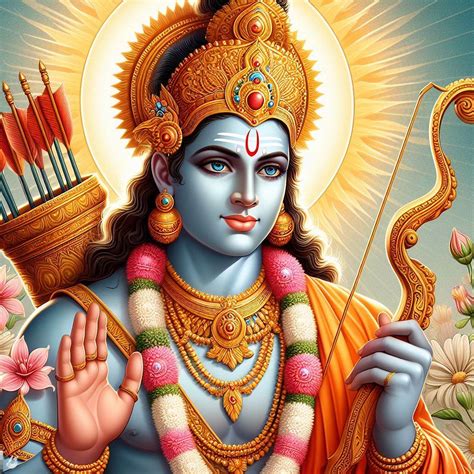 Lord Rama of Ayodhya 5K HD Wallpaper Poster Images Pictures Photos for ...