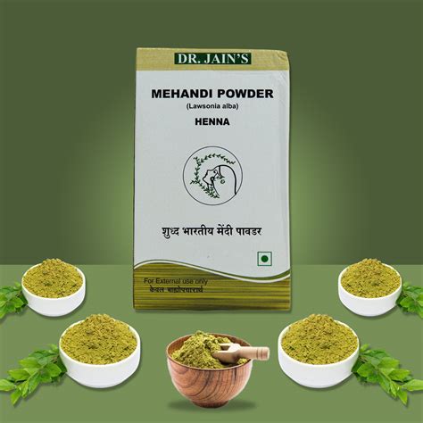 Mehandi Powder, 100% Pure Henna, Organic Hair Colour, Natural Hair-Dye ...