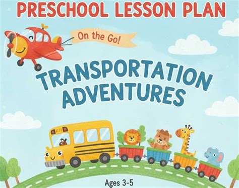 Transportation Lesson Plan 的图像结果