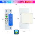 amiciSmart AC Surge Protector, 275V 20KA~50KA Lightning Protection ...