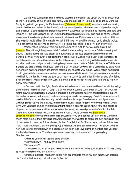 Zahlia Melshieck Backstory - Zahlia was born away from the world close to the gods in the upper ...