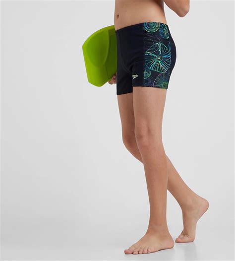 Buy Speedo Jelly Fish Panel Aquashort True Navy-Aquarium-Fake Green ...