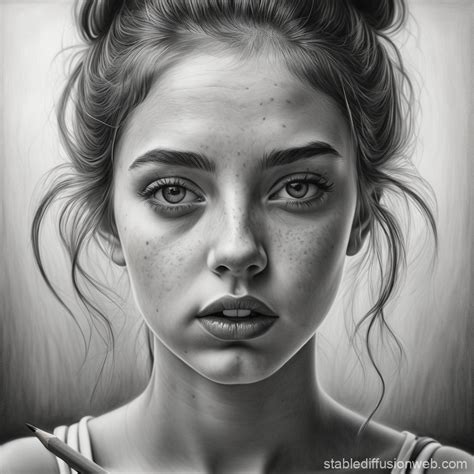 Hyper Realistic Pencil Drawing Photo | Stable Diffusion Online