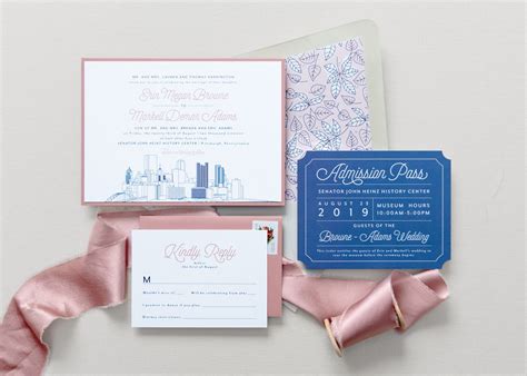 Always forever wedding invitation set modern minimal wedding invitation ...