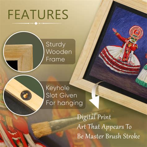 Kerala's Kathakali Dance - Wall Painting – islandrangoli