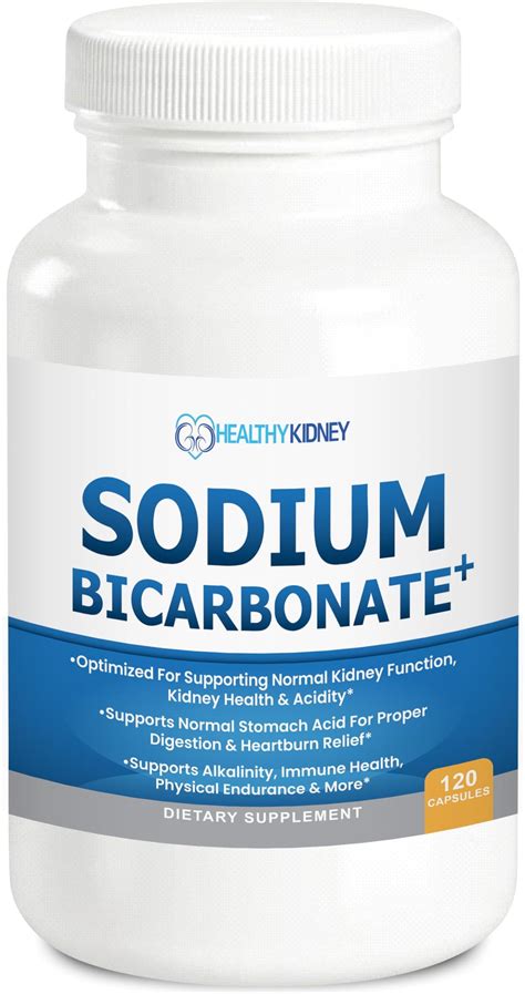 Amazon.com: Organic Sodium Bicarbonate Alkaline 650 mg Capsules - Enhanced Kidney Support ...