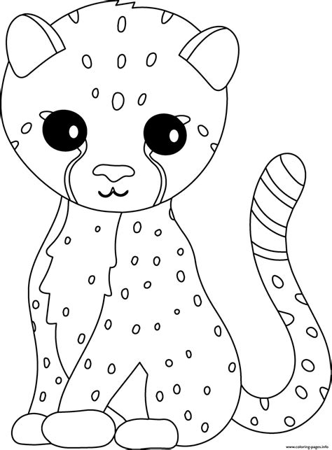 Printable Cheetah Coloring Pages - Free coloring pages to print