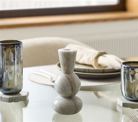 Kali Marble Candleholders