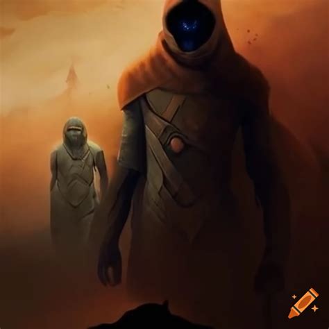 Quote from novel dune by frank herbert on Craiyon