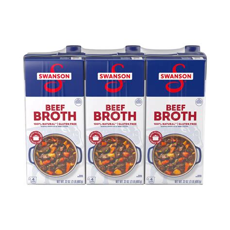 Swanson Beef Broth, 3 pk./32 oz. | BJ's Wholesale Club