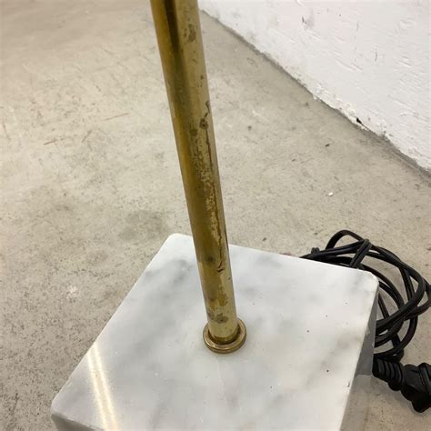 Vintage Marble Base Floor Lamp By Robert Sonneman - AptDeco