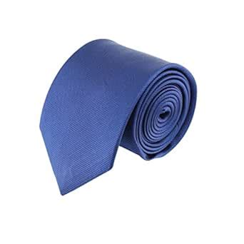Buy Kavove The Elegant Self Striped Blue Necktie For Men at Amazon.in