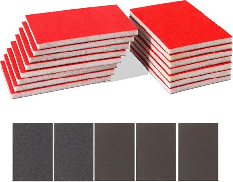 15 Pcs Sanding Sponge, 320-2500 Grit Sanding Block Pads Dry Wet Sanding ...
