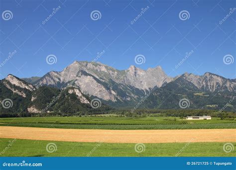 Switzerland agriculture stock image. Image of mountain - 26721725