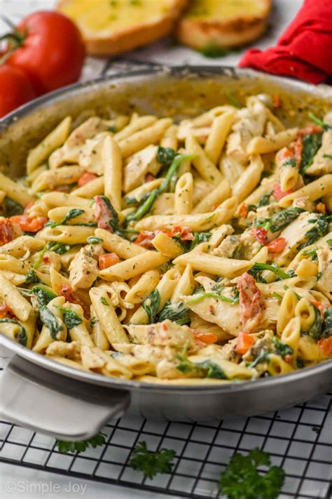 Creamy Tuscan Chicken Pasta - Simple Joy