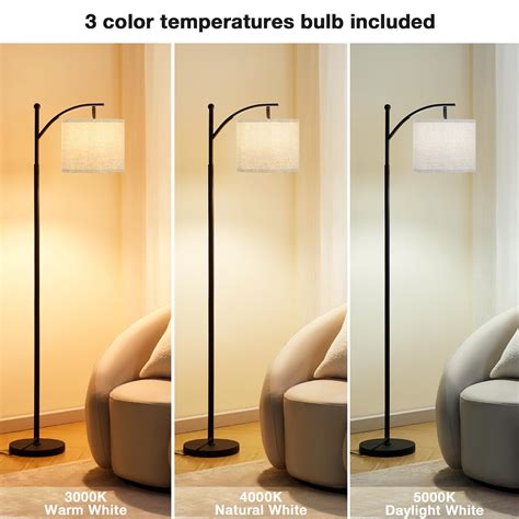Ambimall Floor Lamps for Living Room with 3 Color Temperatures ...