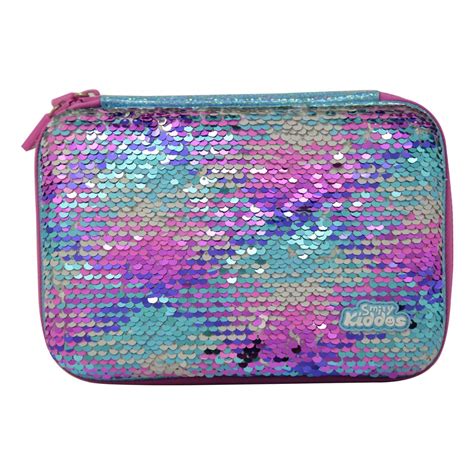 Smily Kiddos Bling Pencil Case (Light Blue) Premium Stylish Large ...