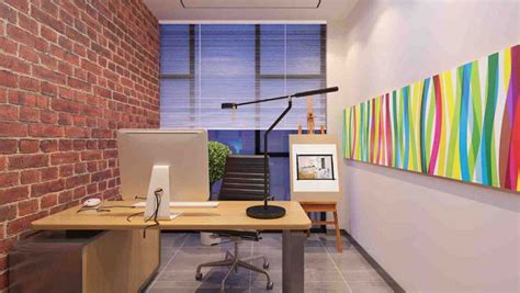 580平方中型办公室装修设计案例效果图_岚禾办公空间设计
