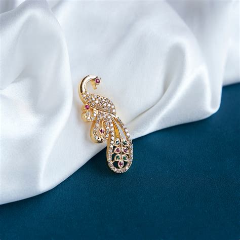 Embellished Bridal Wear Saree Pin – Opal Touch